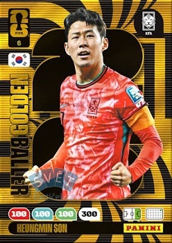 Son Heung-Min South Korea Panini FIFA World Cup 2026 Adrenalyn XL Golden Baller #6